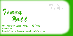 timea moll business card